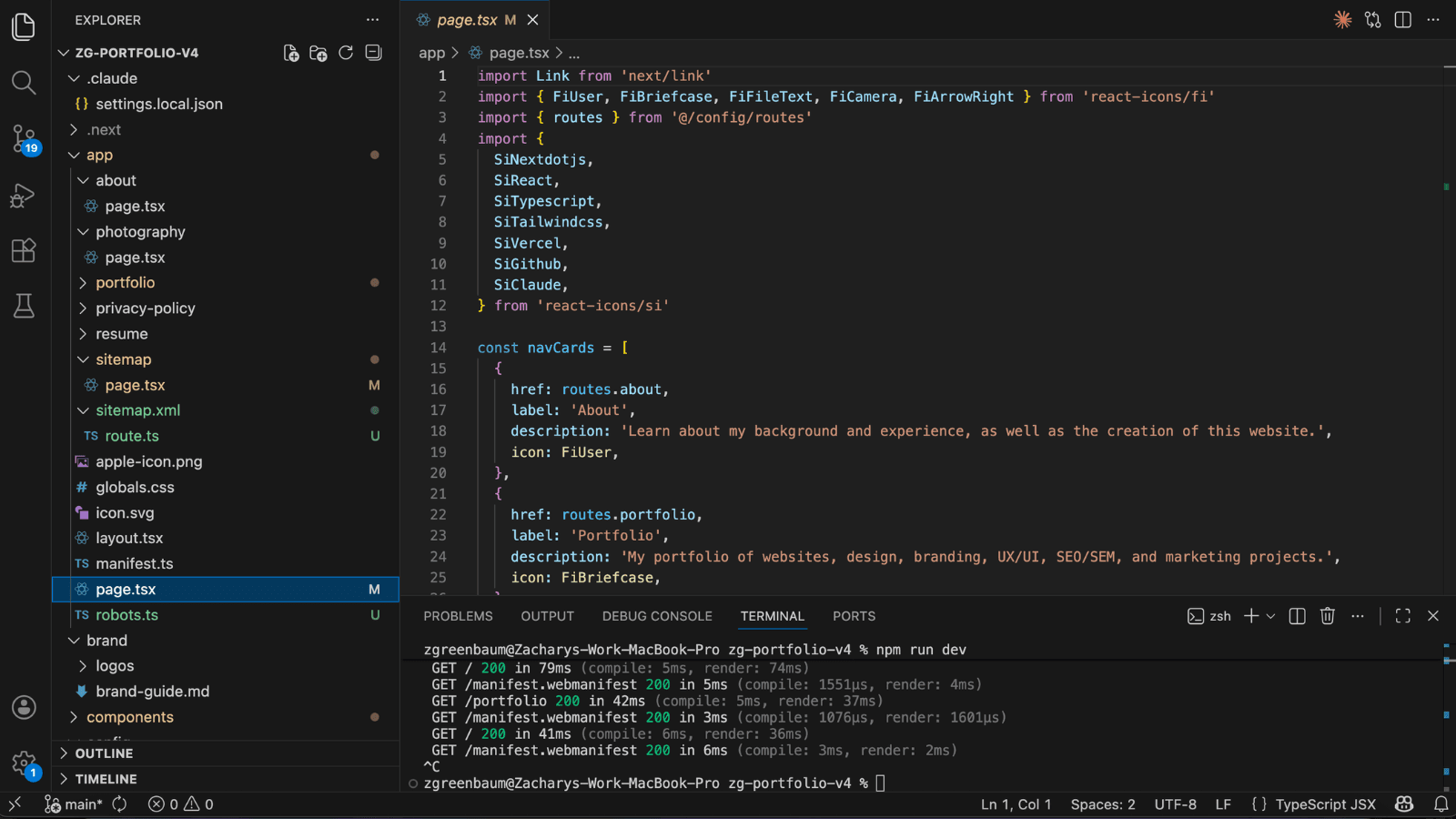 Code editor screenshot