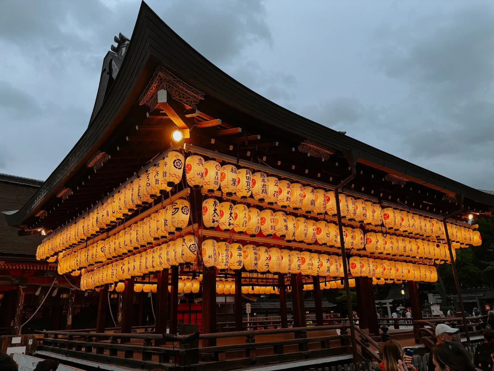 Lantern Shrine in Kyoto, Japan