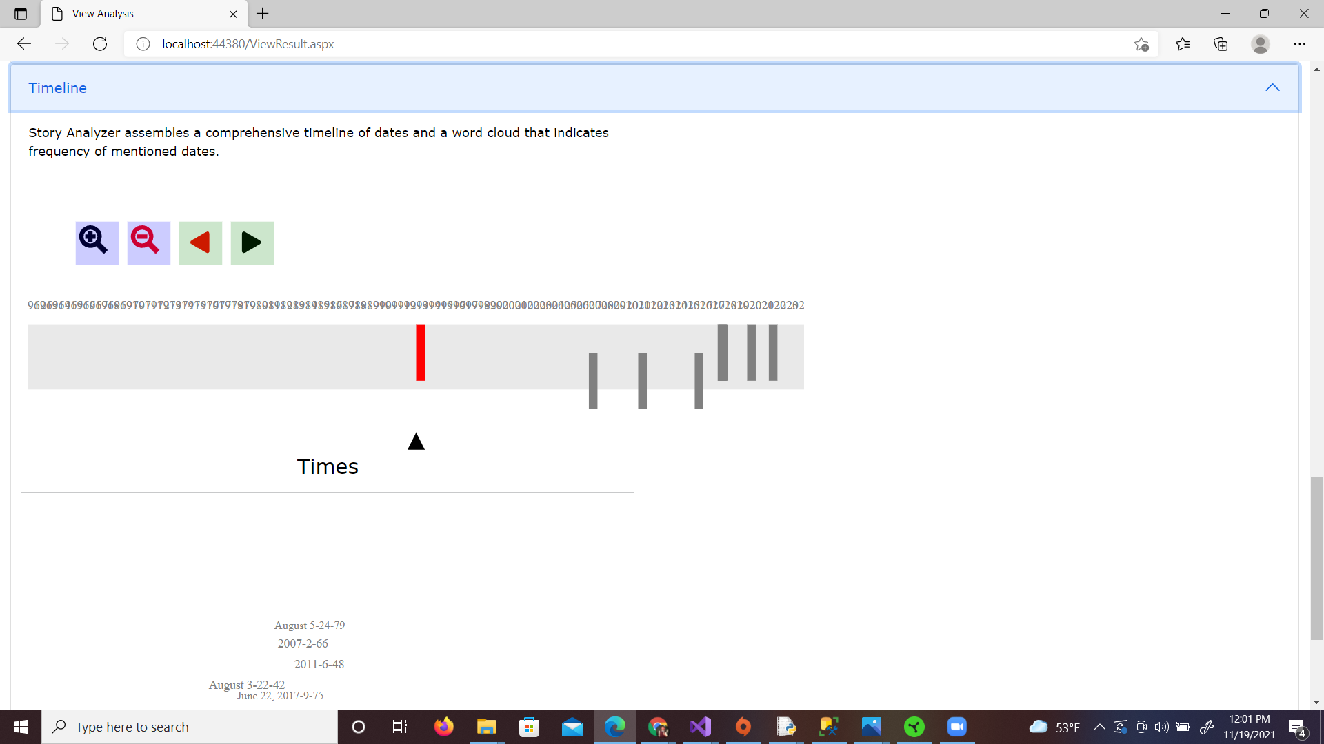 SA Timeline